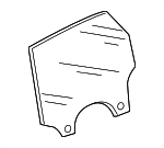 4K8845206C - : Door Glass for Audi: A7 Sportback, RS7 Sportback, S7 Sportback Image