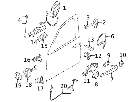 Front Door for 2013 BMW X6 #0