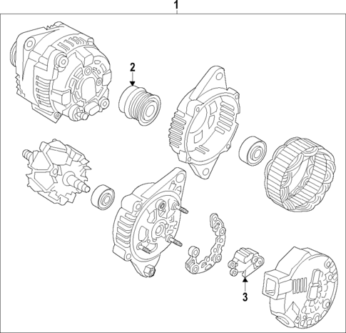 Alternator for 2021 Hyundai Venue #0