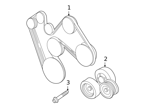 Belts & Pulleys for 2007 Dodge Dakota #0