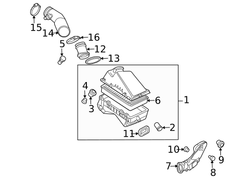 Air Inlet for 2005 Volkswagen Golf #0