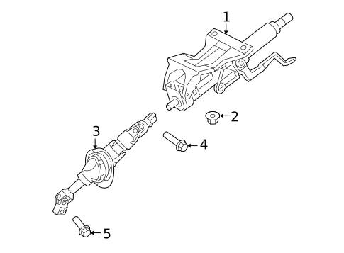 Steering Column for 2015 GMC Terrain #0