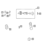 68078076AB - Doors, Door Mirrors and Related Parts: Latch Clip Kit for Mopar Image image