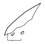82410DO010 - Body: Door Glass for Kia Image image