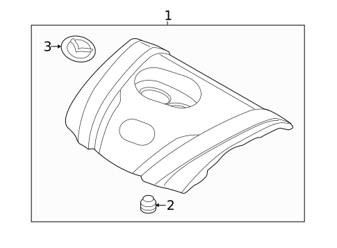 Engine Appearance Cover for 2014 Mazda 6 #0