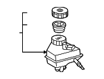 2204300002 - Brakes: Brake Master Cylinder Reservoir for Mercedes-Benz Image