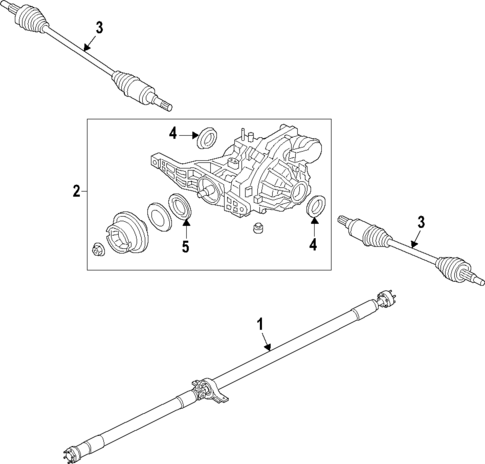 Differential for 2025 Ford Escape #0