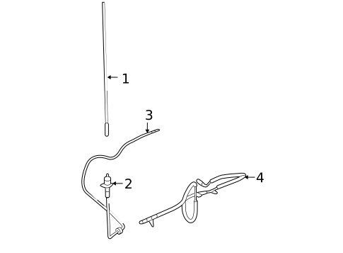 Antenna & Radio for 2009 GMC Sierra 2500 HD #1