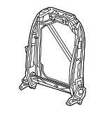 68404581AB - : Seat Back Frame for Chrysler: Pacifica, Voyager Image
