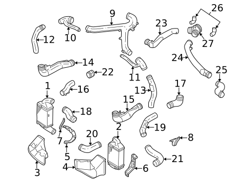 Intercooler for 2001 Audi Allroad Quattro #0