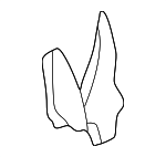 12474454 - Body: Hanger for Chevrolet: Silverado 2500, Silverado 2500 HD, Silverado 2500 HD Classic | GMC: Sierra 2500, Sierra 2500 HD, Sierra 2500 HD Classic Image