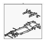 15934362 - Body: Frame Assembly for Chevrolet: Silverado 2500, Silverado 2500 HD, Silverado 2500 HD Classic | GMC: Sierra 2500, Sierra 2500 HD, Sierra 2500 HD Classic Image