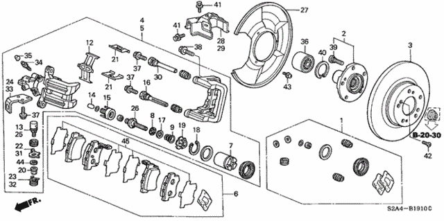 Rear Brake for 2006 Honda S2000 #0
