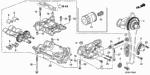 13410RAAA00 - Engine: SHAFT, FR. BALANCER for Honda Image