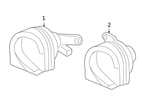 Horn for 2005 Honda Accord #0