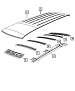 5020647AF - Body Sheet Metal Except Doors: Roof Panel for Mopar Image