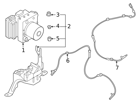 ABS Components for 2023 Nissan ARIYA #0