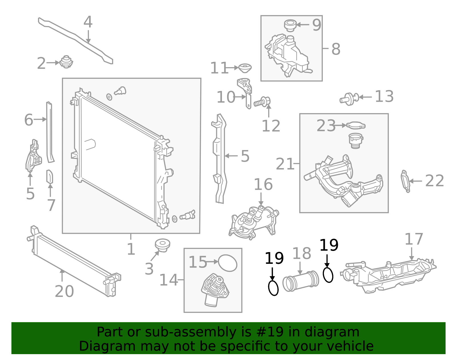 96761-35035 - Engine Coolant Pipe O-Ring 1990-2025 Lexus