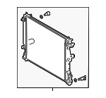 1640031700 - : Radiator for Lexus: LC500, LC500h Image