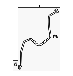 1534953 - HVAC: ACDelcoâ„¢ A/C Refrigerant Suction Hose for Cadillac: CT6 Image