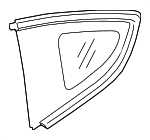 SU003G0036 - Body: Quarter Glass for Toyota: GR86 Image