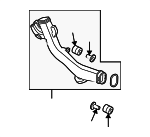 17253R40A00 - : Air Inlet Tube for Honda: Accord, Crosstour Image