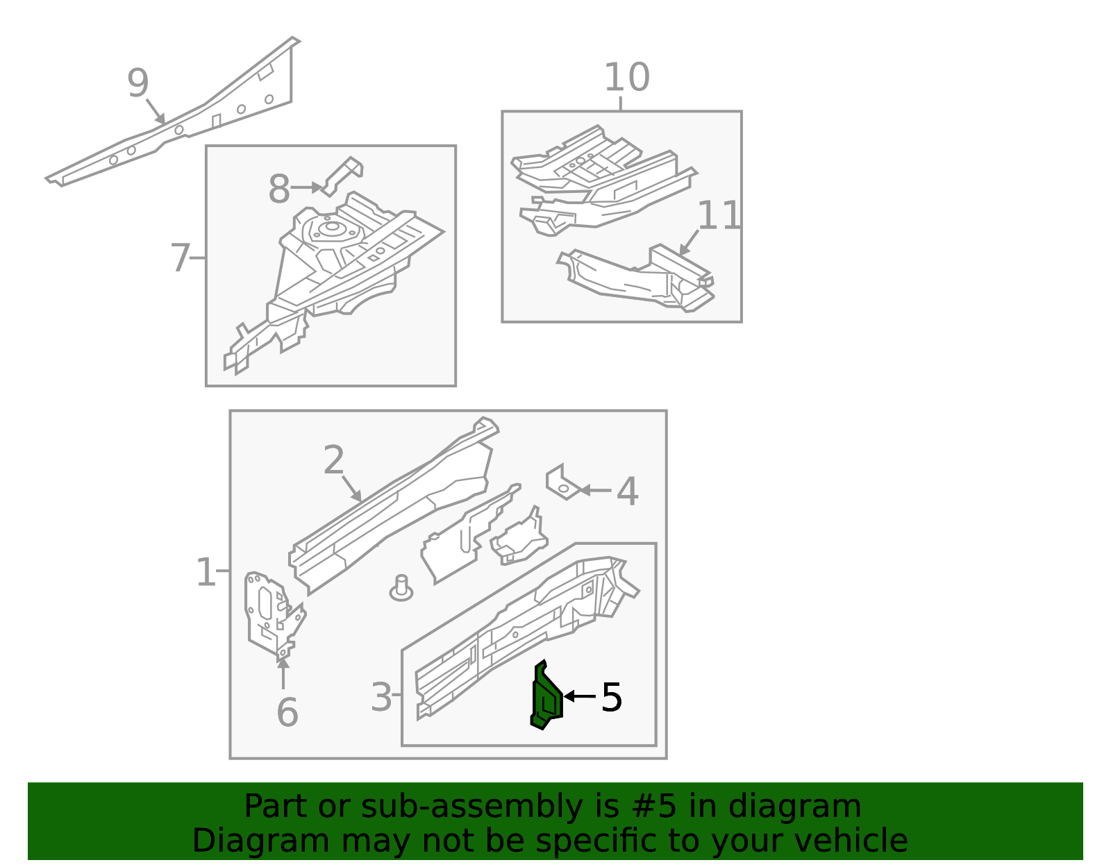 TK48-54-12XA - Frame Side Member Bracket - 2016-2023 Mazda CX-9