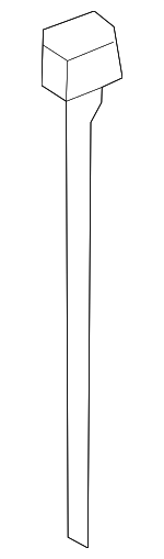 7237A043 - : Hook for Mitsubishi Image