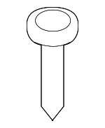 MR654449 - Body: Floor Mat Clip for Mitsubishi: Eclipse Image