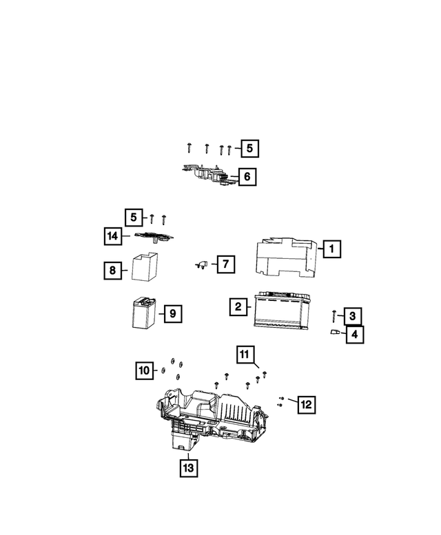 BPH6A001AA - Electrical: Storage Battery, Asia Pacific for Mopar Image