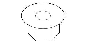 N91268201 - Emission System: Heat Shield Nut for Audi Image