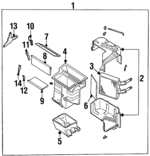 271101M200 - HVAC: Heater Assembly for Nissan Image