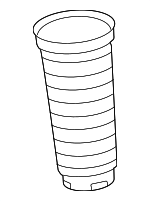 52687TZ5A03 - Suspension: Suspension Shock Absorber Bellows for Acura Image