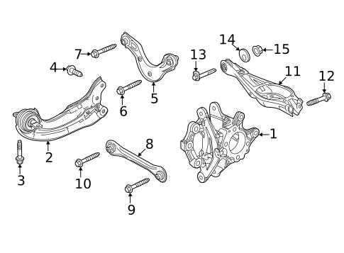 Rear Suspension for 2022 Honda Civic #0