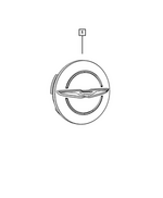 68649390AA - Wheels: Wheel Center Cap for Mopar Image image