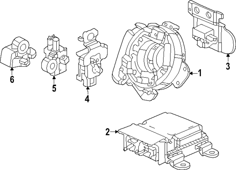 TEA＠　0318 2006-2011 honda civic SIDE impact sensor 77970-SNA-A32 77970