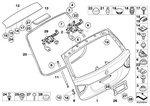 51247127878 - : Bracket Gas Press.Spring Right for BMW Image