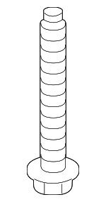 PAF008757 - Suspension: Track Bar Bolt for Porsche: 718 Boxster, 718 Cayman, 718 Spyder, 911, Boxster, Cayman Image