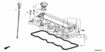 90011RNAA00 - Engine: BOLT, HEAD COVER for Honda Image