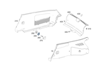 1186906501 - Covering and Lining: Trim, Load Compartment for Mercedes-Benz: CLA250 Image