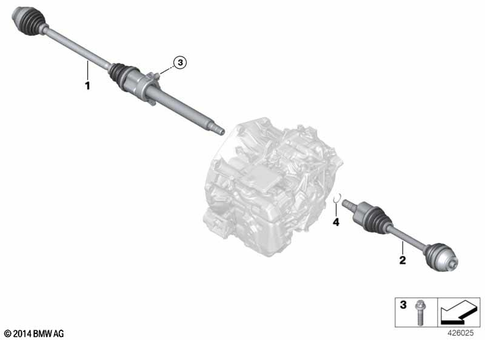 Output Shaft for 2017 BMW i8 #0