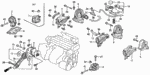 17205PC6000 - Body/Air Conditioning: CLAMP, TUBE (7.5X2) for Honda Image