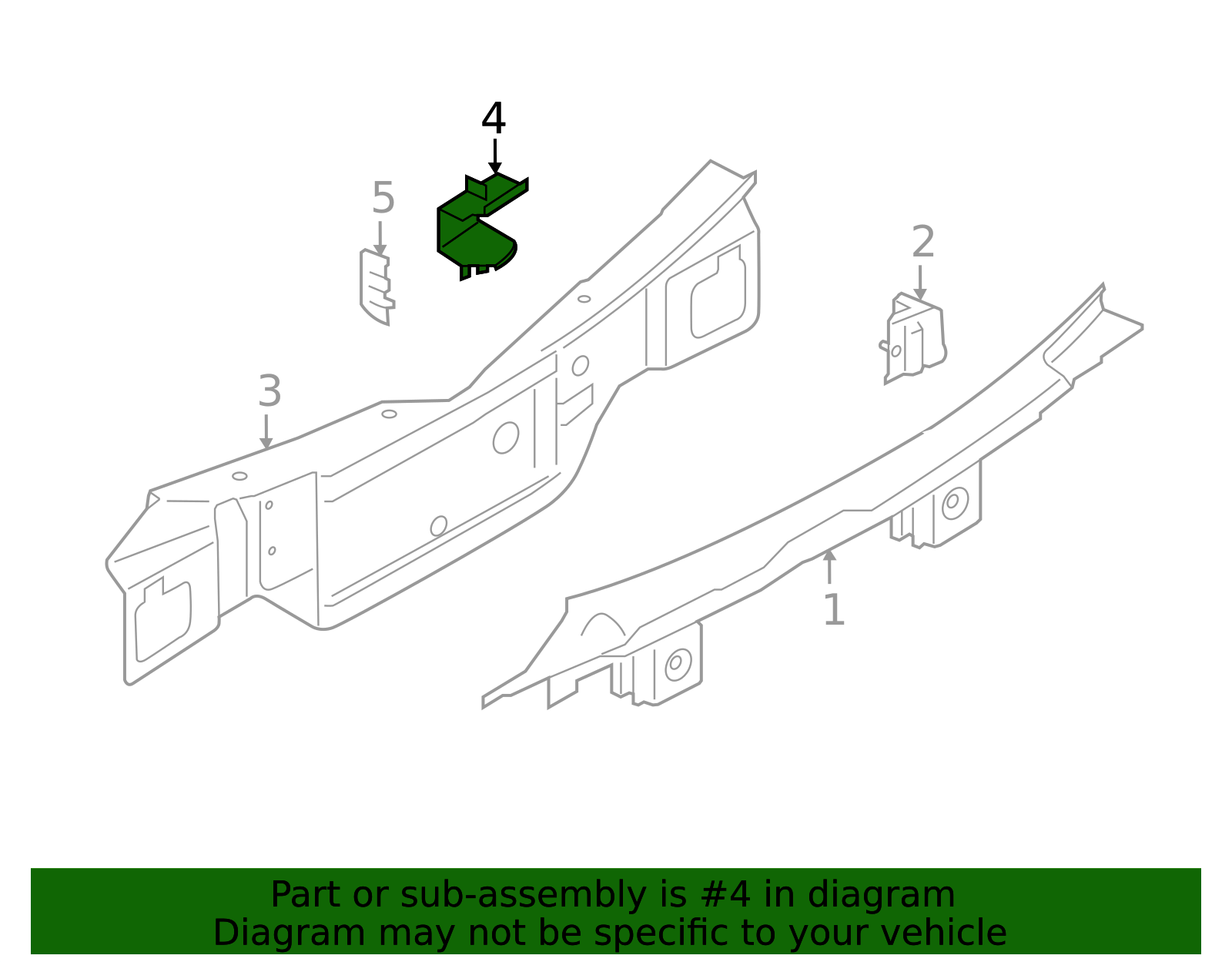2015-2026 Porsche Macan Inner Support 8R0-803-383-B-GRV | OEM Parts Online