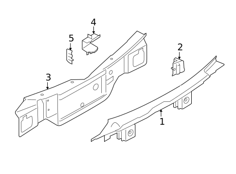 Rear Body for 2020 Porsche Macan #0