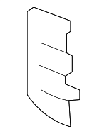 95B864539A - Body: Inner Seal for Porsche: Macan Image