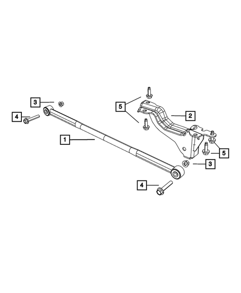 Rear Stabilizer Bar for 2008 Dodge Grand Caravan #0