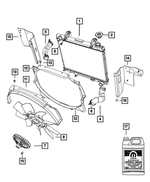 52029261AD - Cooling: Engine Cooling Radiator for Mopar Image
