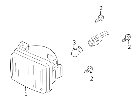 Fog Lamps for 2007 Mercury Mariner #0