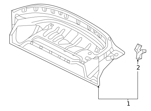 Stowage Compartment for 2001 Toyota MR2 Spyder #0