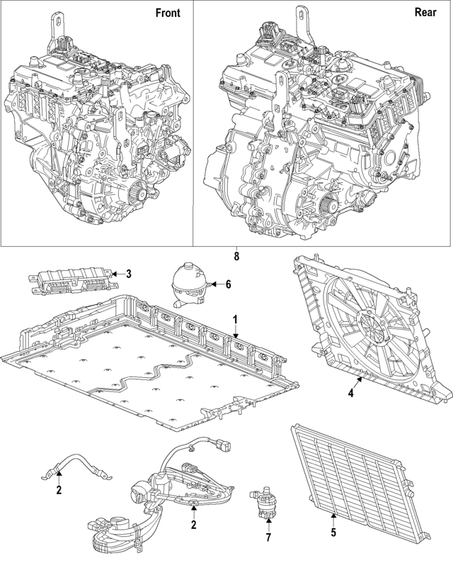 87832784 - : Part# 87832784 F (S)Cable for GMC: Hummer EV Pickup, Hummer EV SUV Image
